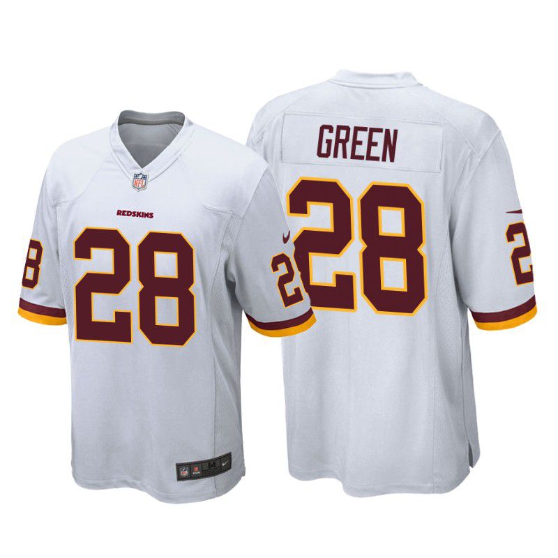 Men Washington Redskins #28 Darrell Green Nike White Game Player NFL Jersey